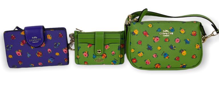(2) Floral Coach Wallets & Clutch (1 of 3)