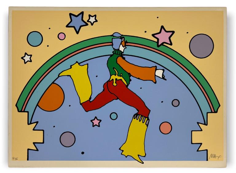 Peter Max AP XXI "Cosmic Jumper" Screenprint (1 of 5)