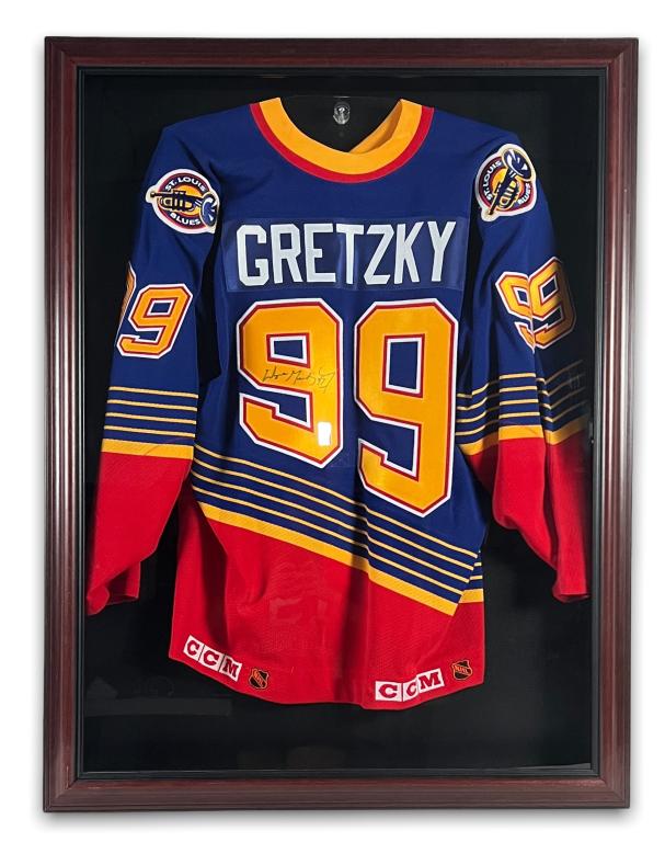 wayne gretzky st louis blues jersey