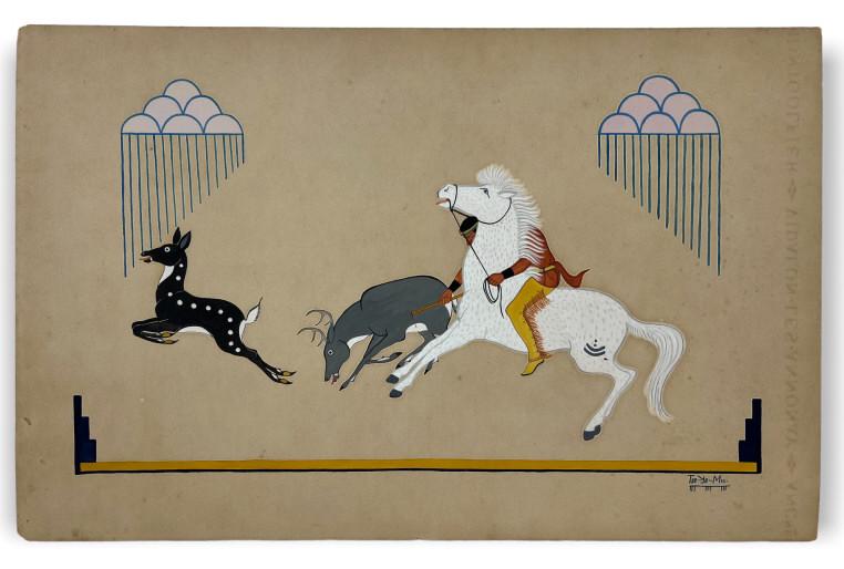 Romando Vigil (Tse Ye Mu) Acrylic On Paper Board (1 of 4)