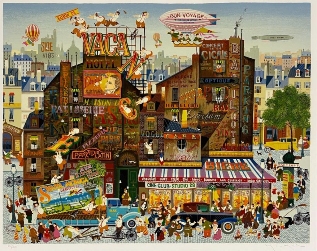 Hiro Yamagata "Vacance" Serigraph #251/300 (1 of 5)