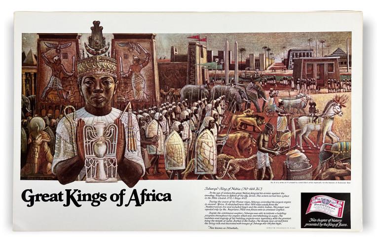 16 Vintage Great Kings Of Africa Budweiser Posters (1 of 17)