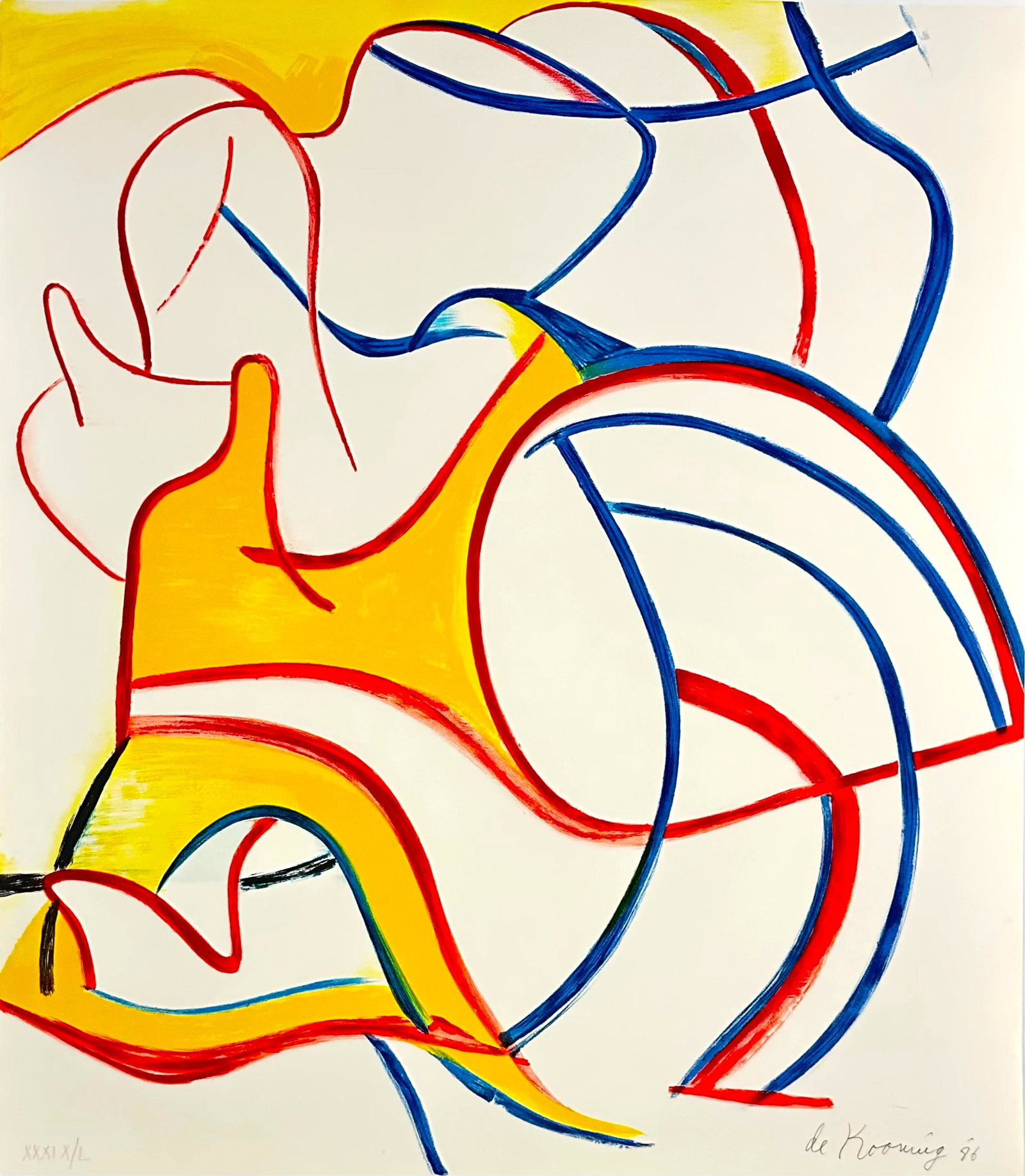 Willem de Kooning Untitled Quatre Lithographies (1 of 5)