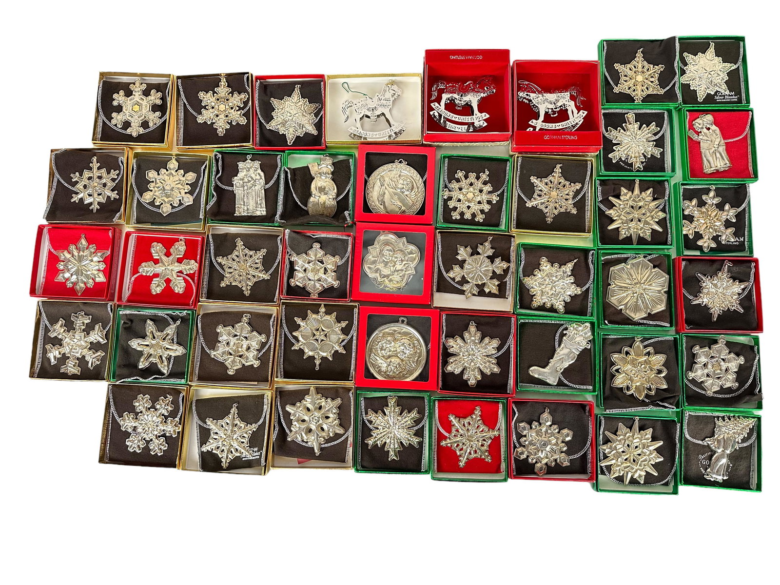 (45) Gorham Sterling Silver Christmas Ornaments (1 of 3)