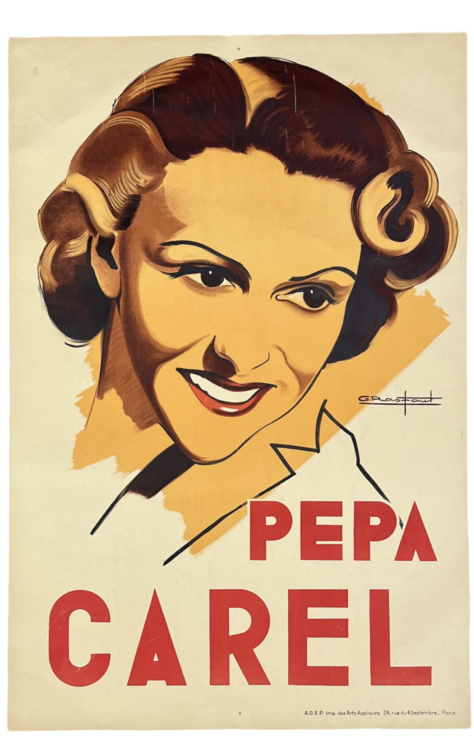 (2) Vintage French Advertising Posters (1 of 5)