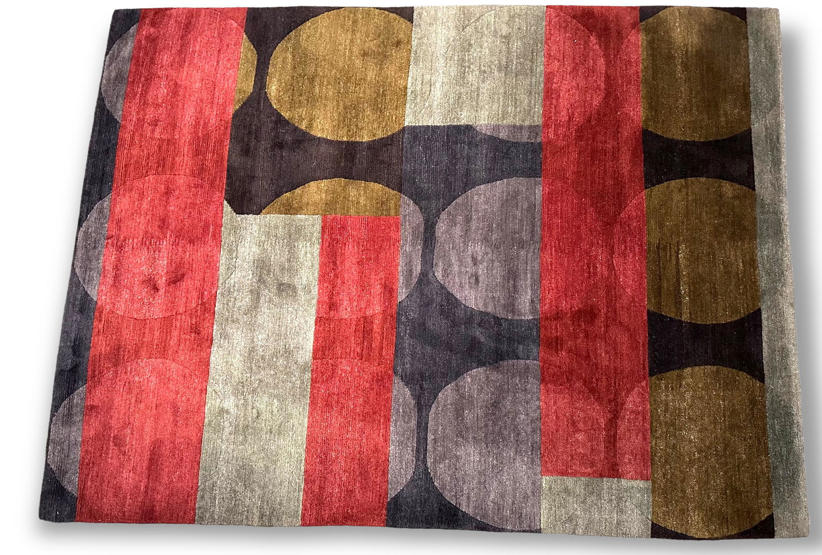 Tufenkian Tibetan Hand Knotted Modern Wool Rug (1 of 6)