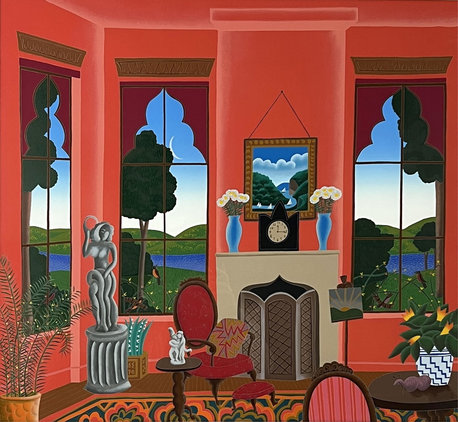 Thomas Mcknight "Hudson River Valley" Serigraph (1 of 7)