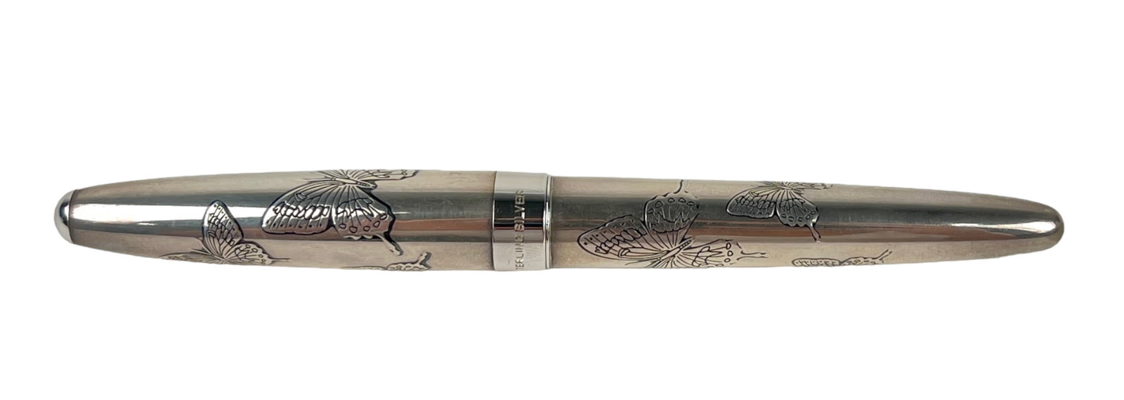 Namiki Sterling Silver Ballpoint Pen w/ Butterfly (1 of 4)