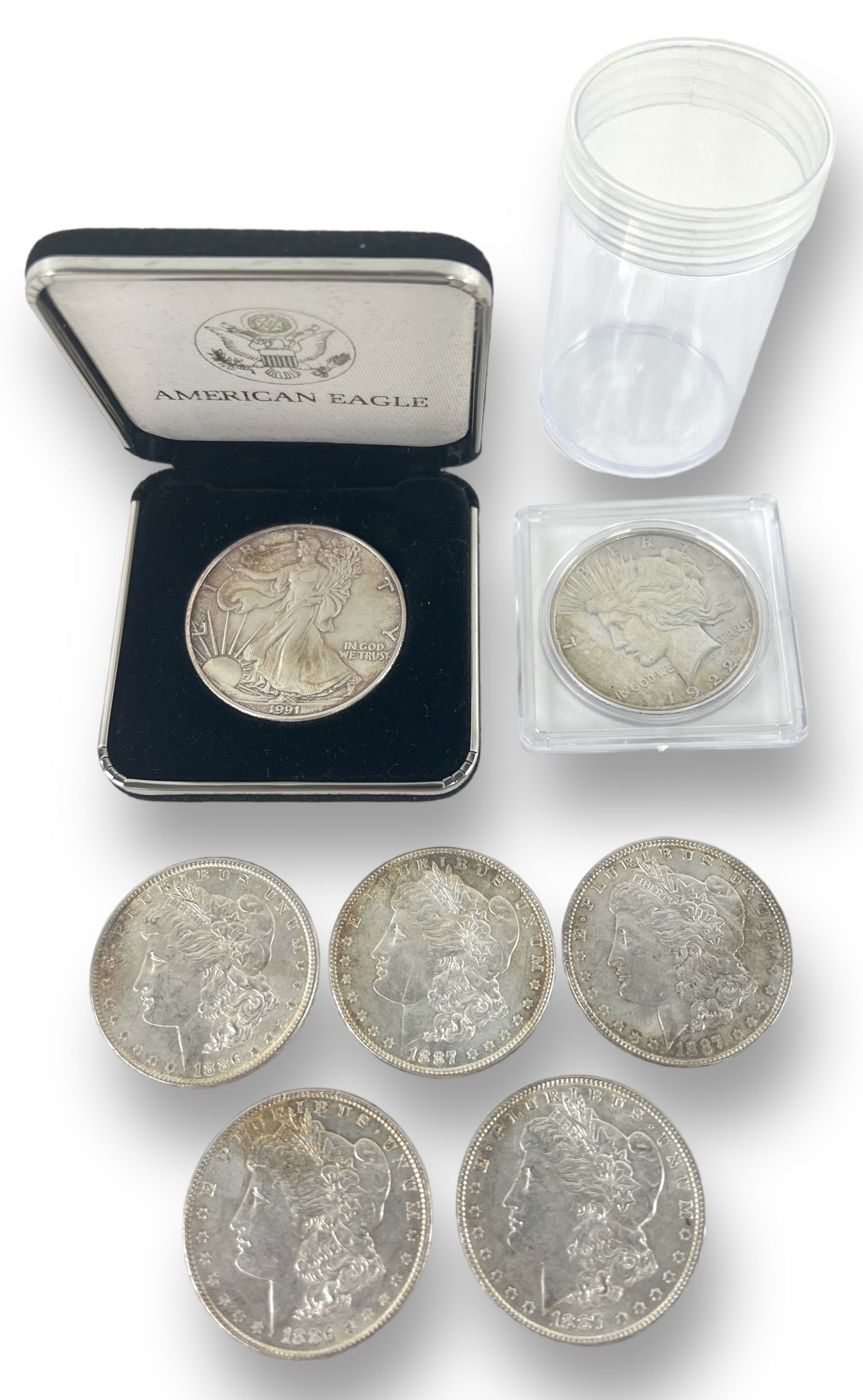 (7) United States Silver Dollars Inc (5) Morgans (1 of 2)