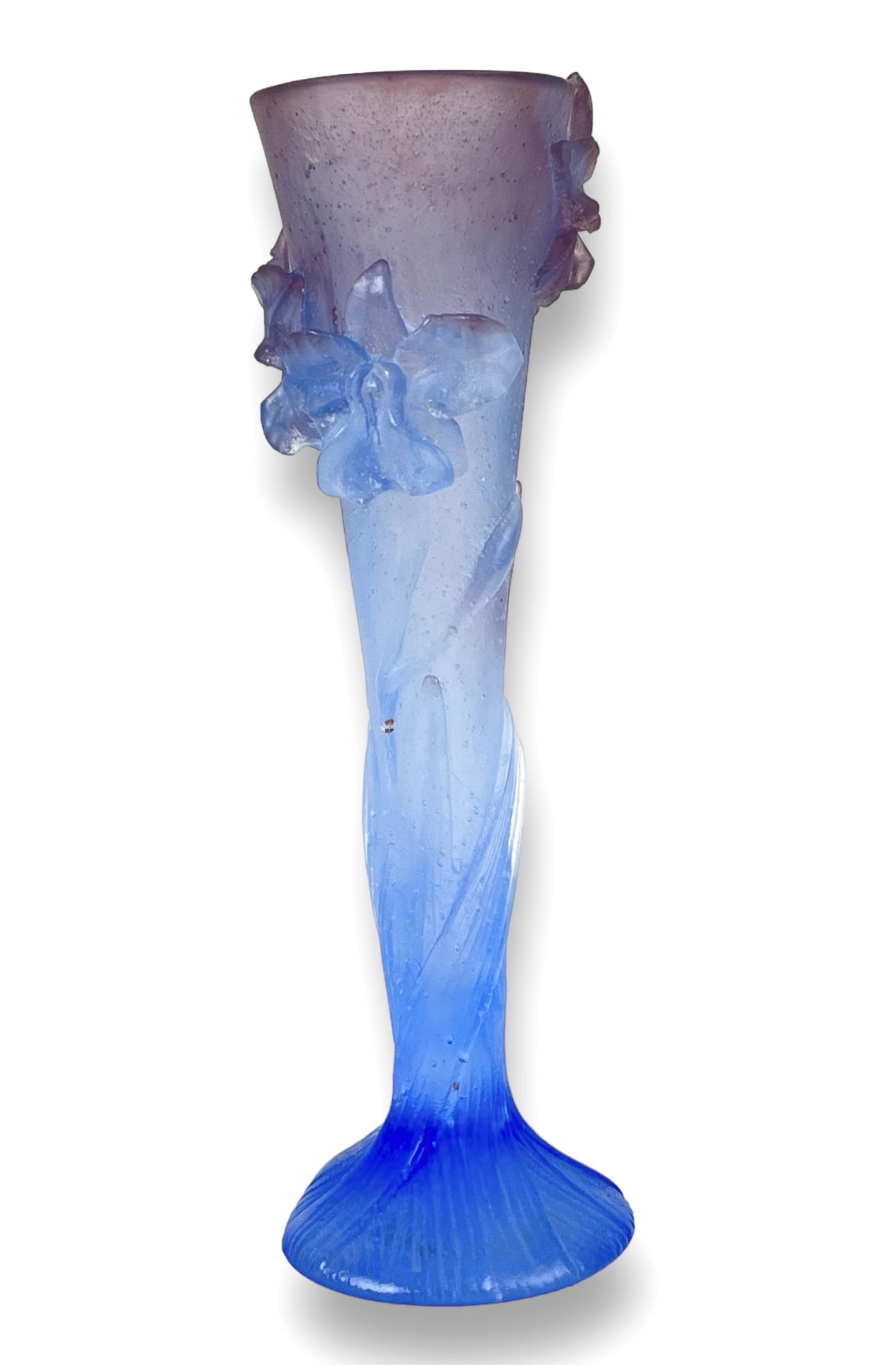 Daum France Glass Orchid Vase (1 of 5)