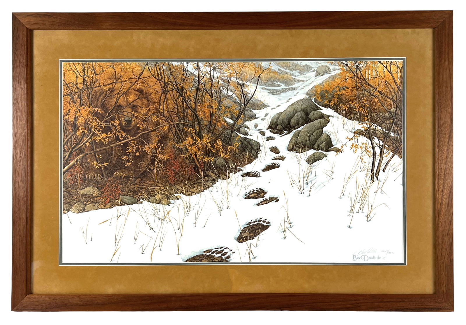 Bev Doolitte "Doubled Back" Print 1988 (1 of 5)