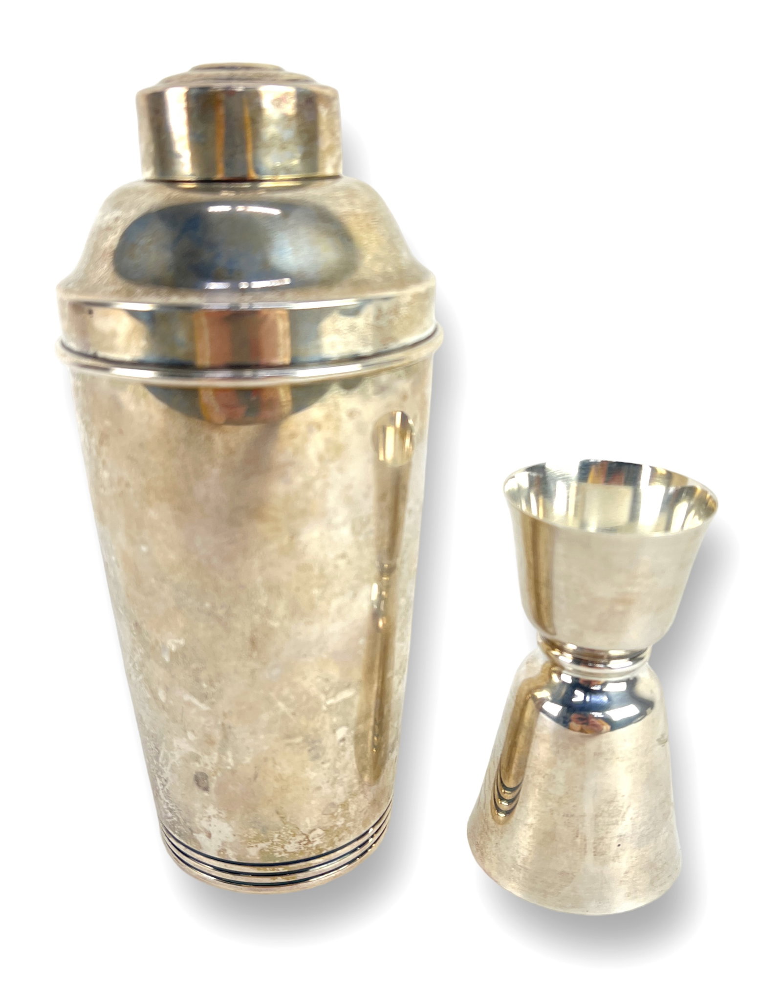 S. Kirk & Son Sterling Cocktail Shaker & Jigger (1 of 4)
