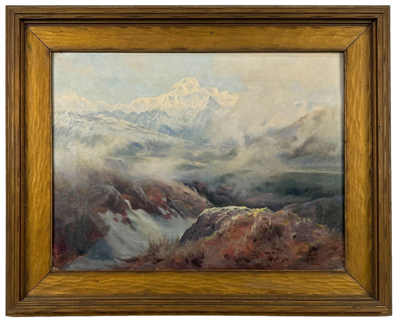 Sydney Laurence 'Mount McKinley' Oil on Canvas (1 of 6)