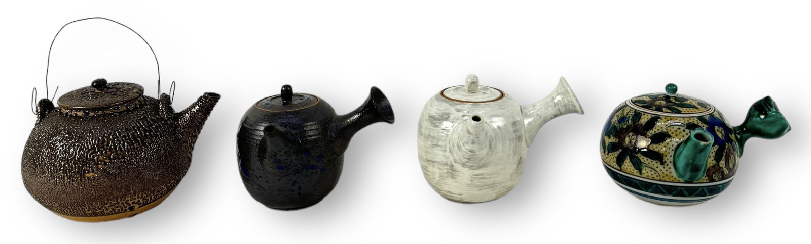(4) Vintage Japanese Ceramic Teapots (1 of 6)