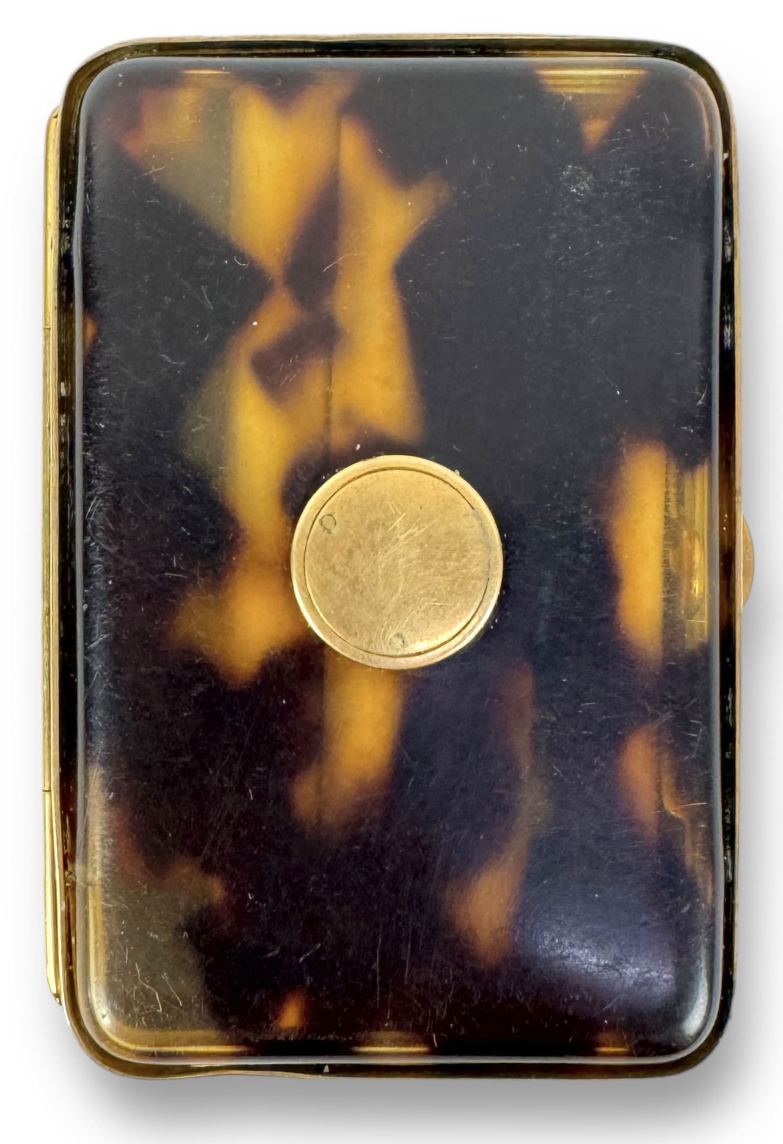 Antique German Tortoise Shell Cigarette Case (1 of 4)