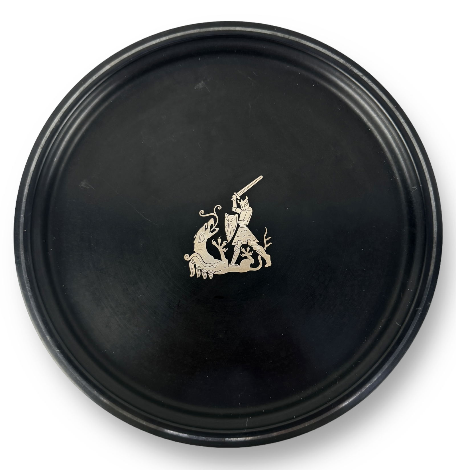 Perstorp Swedish Tray Silver & Bakelite (1 of 3)