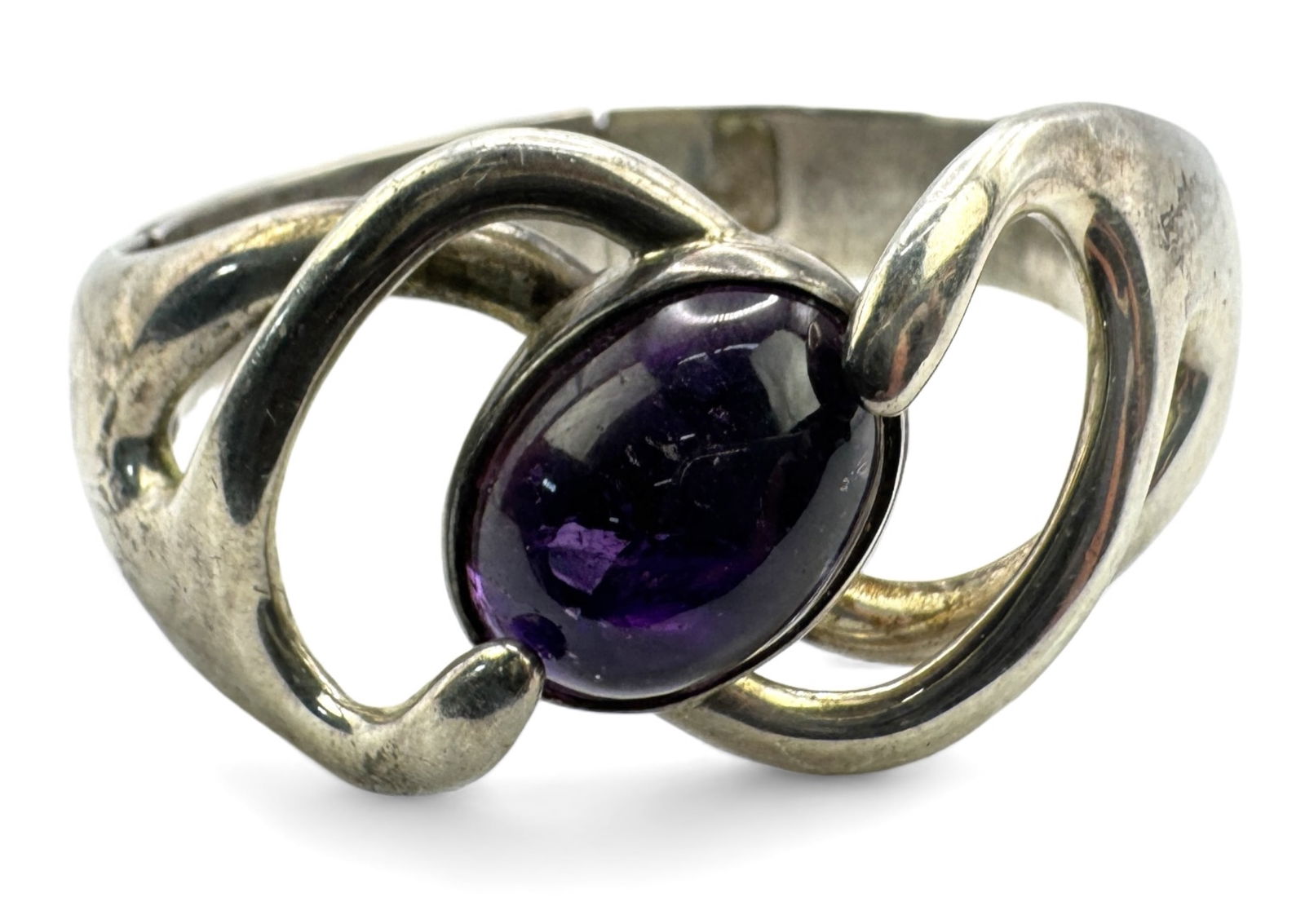 Sigi Pineda Sterling & Amethyst Taxco Bracelet (1 of 5)