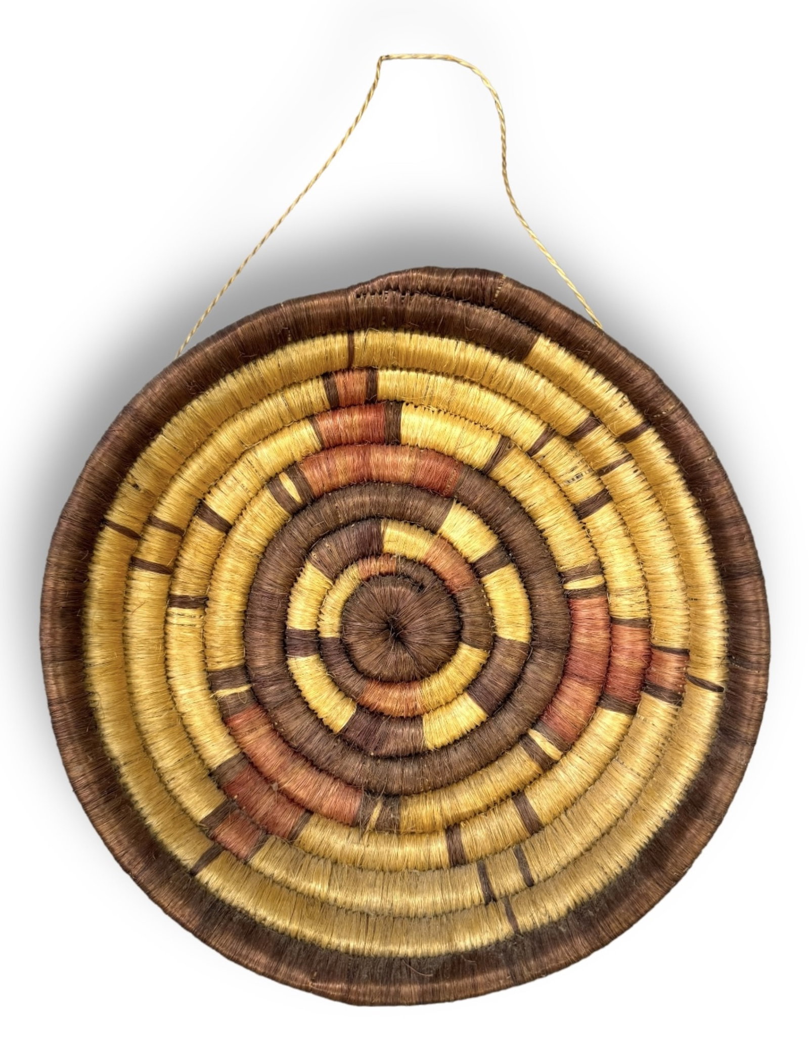 Navajo Woven Wicker Wall Hanging (1 of 2)