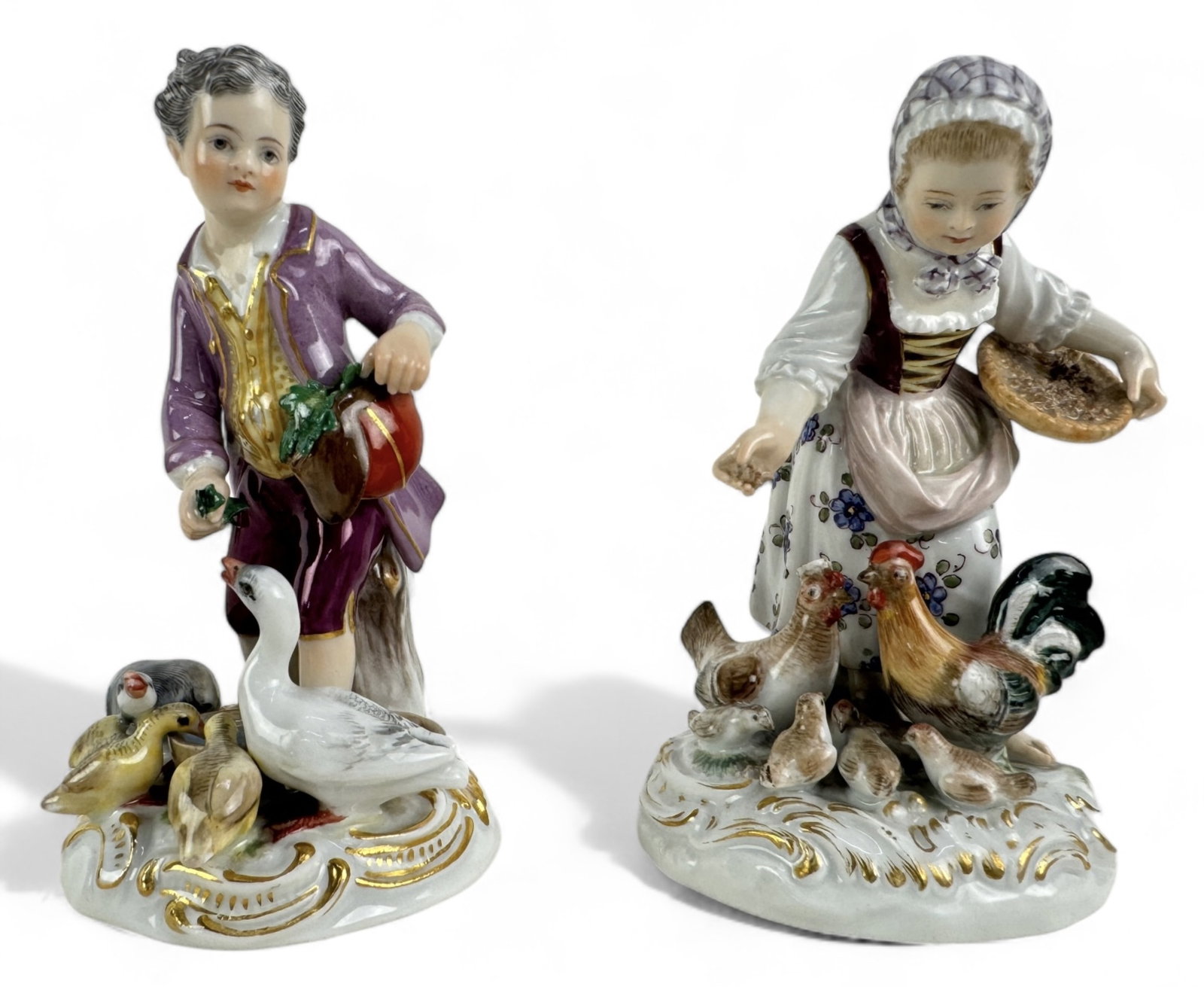 (2) Antique Meissen Figurines (1 of 8)
