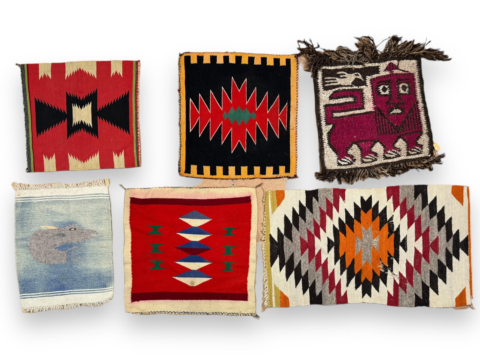 (6) Small Ethnic Rugs (1 of 6)