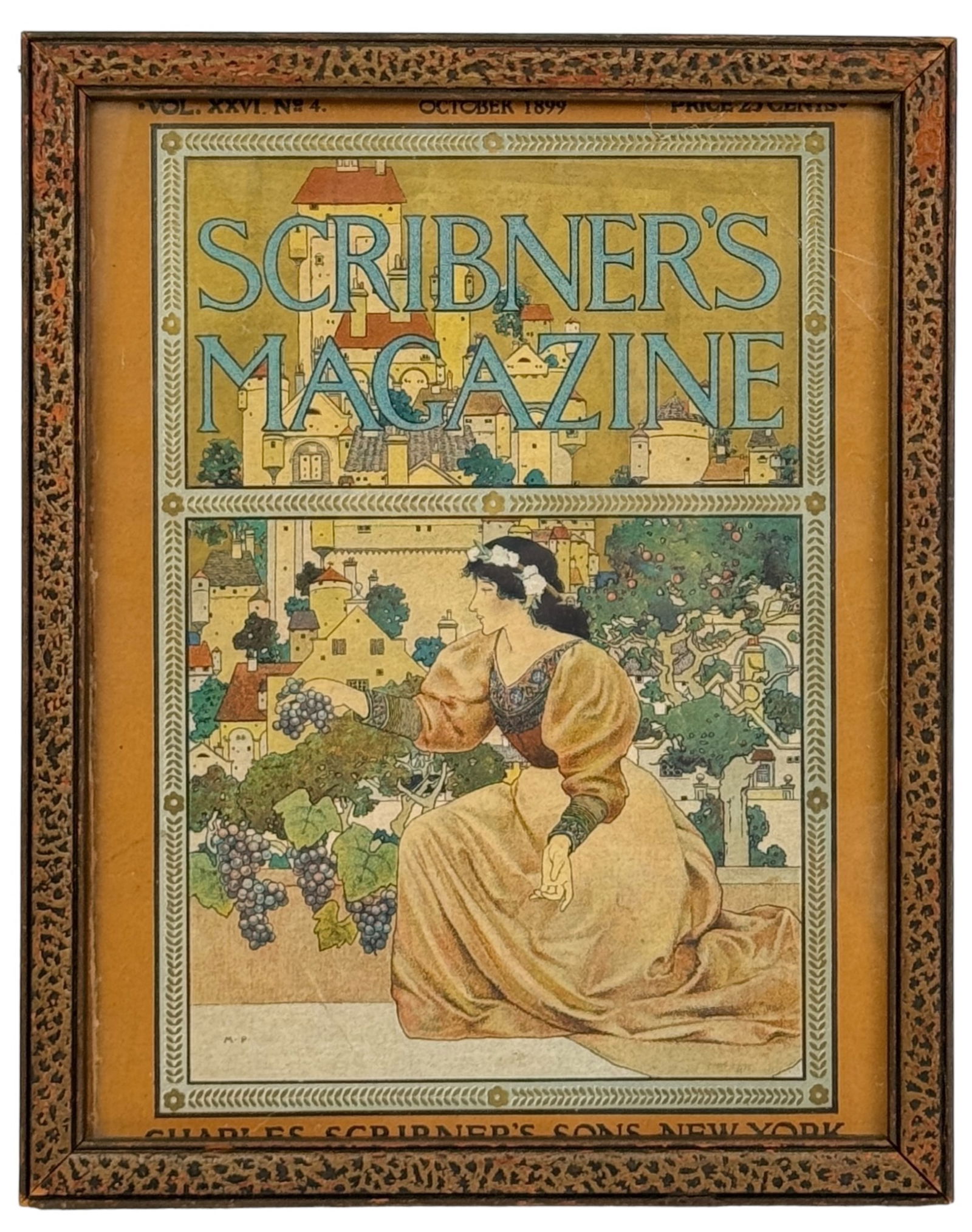 Maxfield Parrish 1899 Scribner's Magazine Cover (1 of 4)