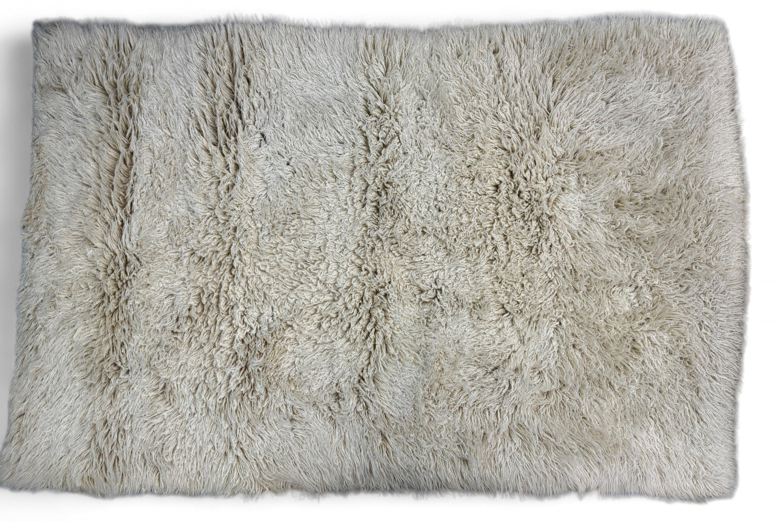 Greek Hand Woven Wool Flokati 5' x 8' Rug (1 of 5)