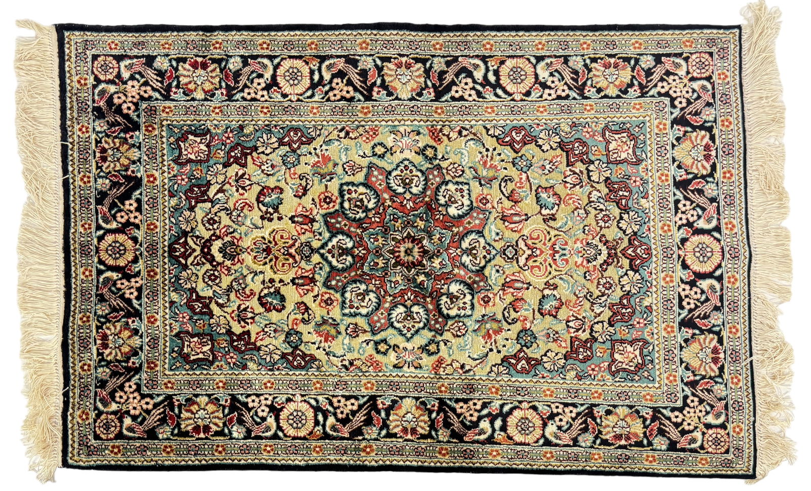 Turkish Hereke Silk Handmade Rug (1 of 3)