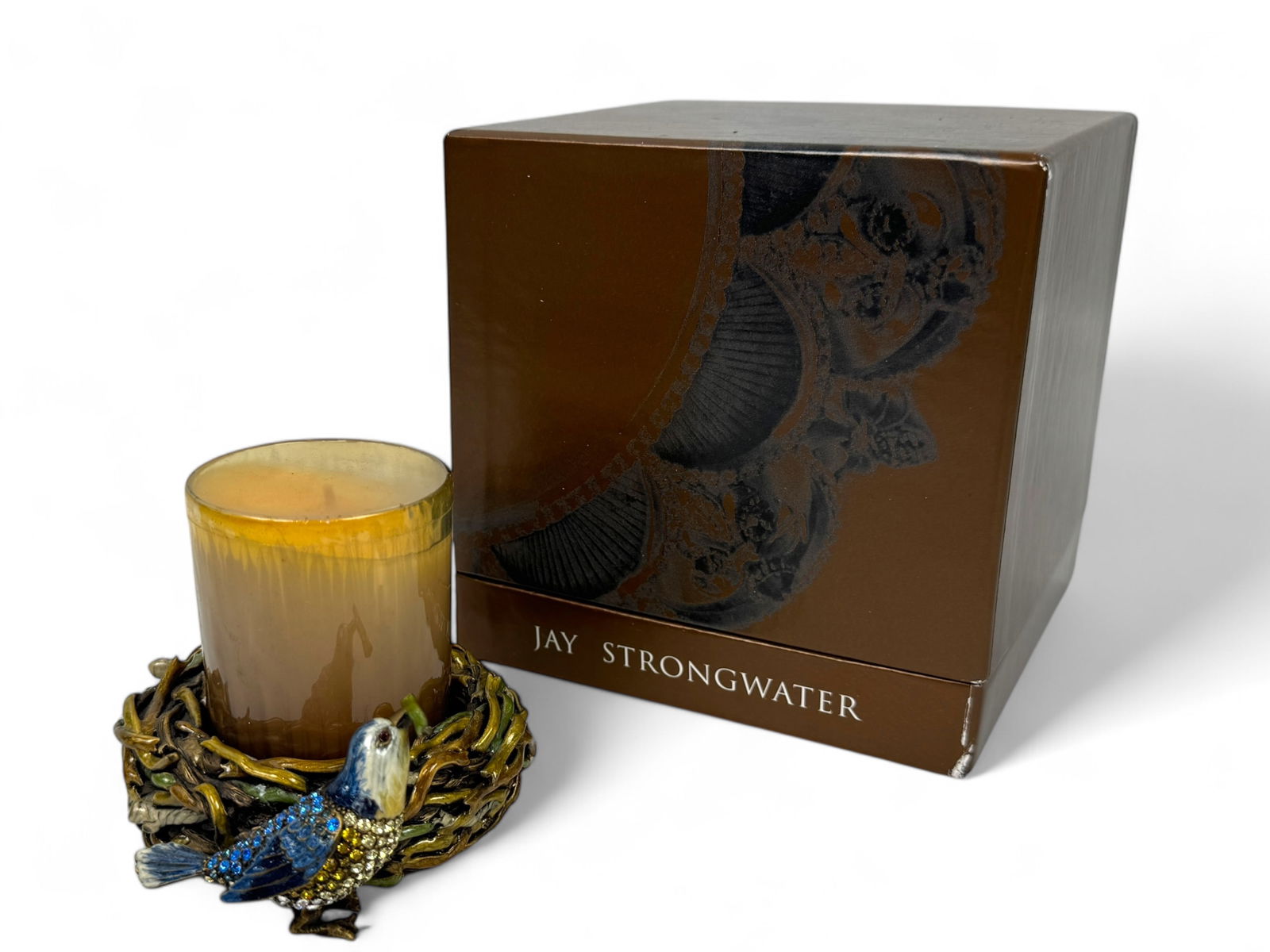 Jay Strongwater Bluebird Medium Candle Holder (1 of 4)