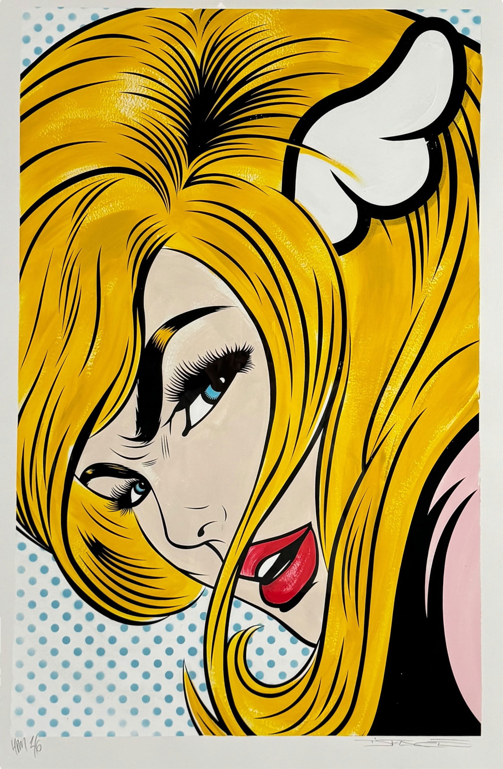 D*Face "Turncoat Yellow"  Mixed Media 2018 (1 of 5)