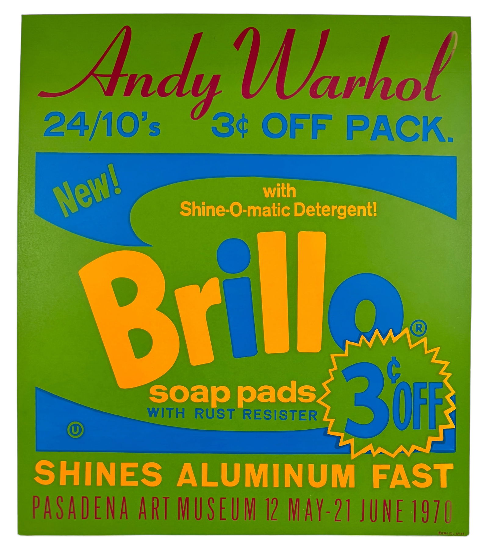 Andy Warhol "Brillo" Screenprint Poster 1970 (1 of 5)