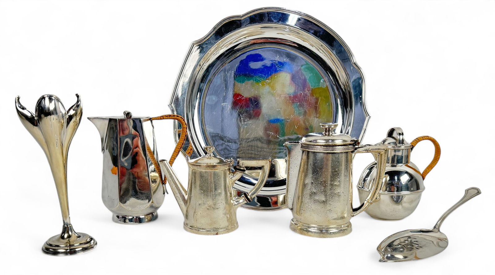 Lot Of Assorted Silverplated Items Inc. Yale Club (1 of 6)