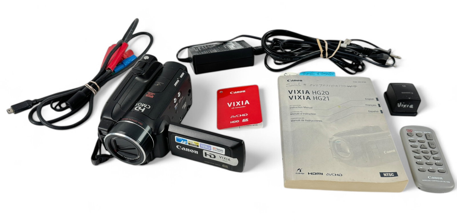 Canon HD Vixia HG21 Camcorder: About the Canon HD Vixia HG21 The Canon HD Vixia HG21 is a high-definition camcorder that was released in 2008. It features a 12x optical zoom lens, a 1/3.2-inch CMOS sensor, and a 120GB hard disk dri