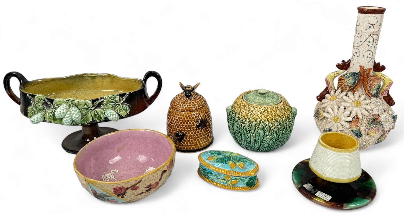 Group of Misc Majolica Pottery (1 of 8)