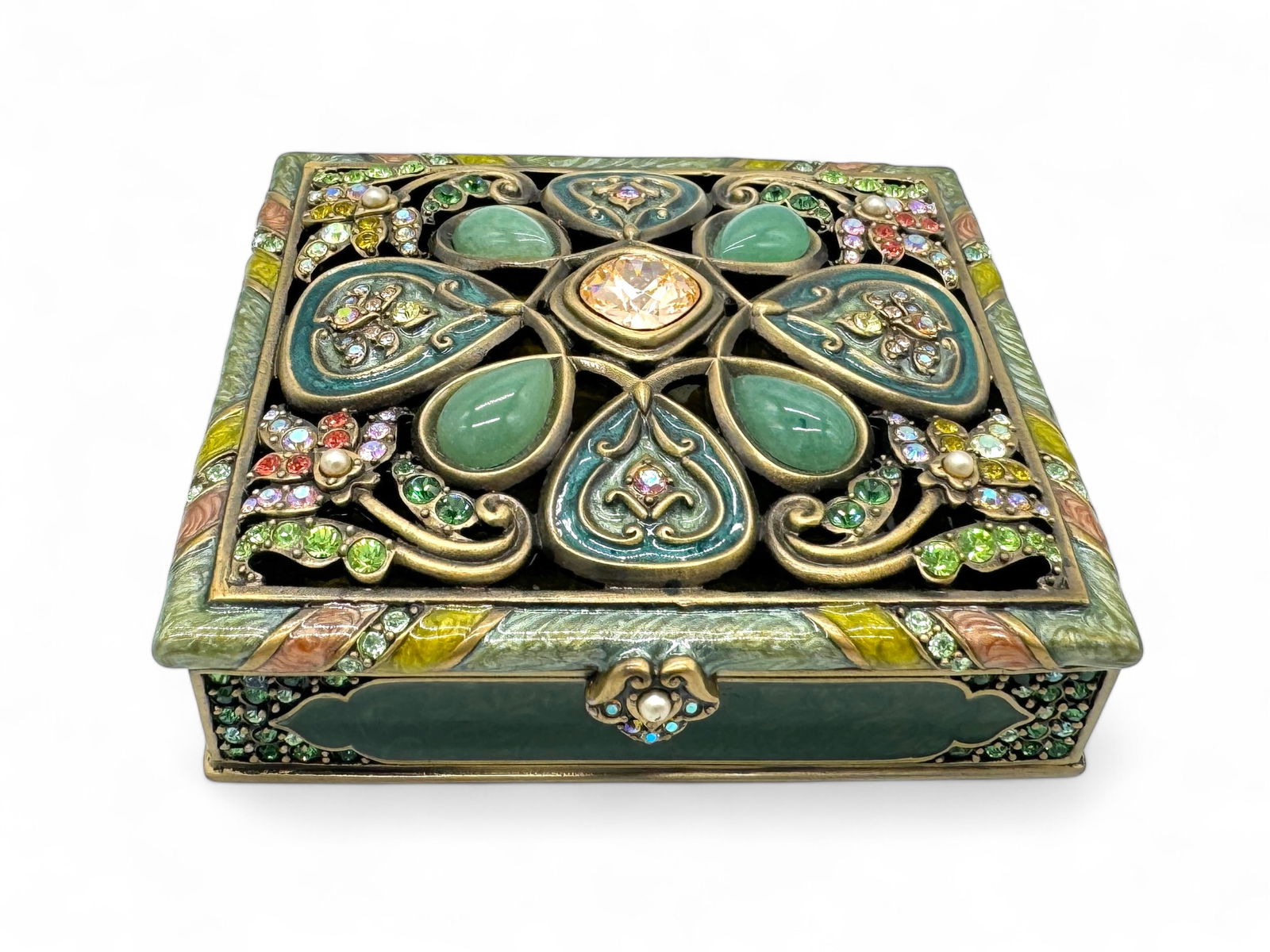 Jay Strongwater Enameled Trinket Box (1 of 6)