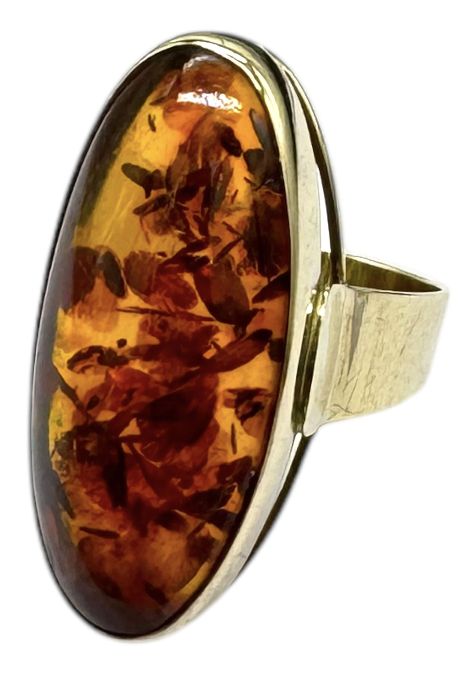 Einer Fehrn 14K Gold & Amber Ring (1 of 4)