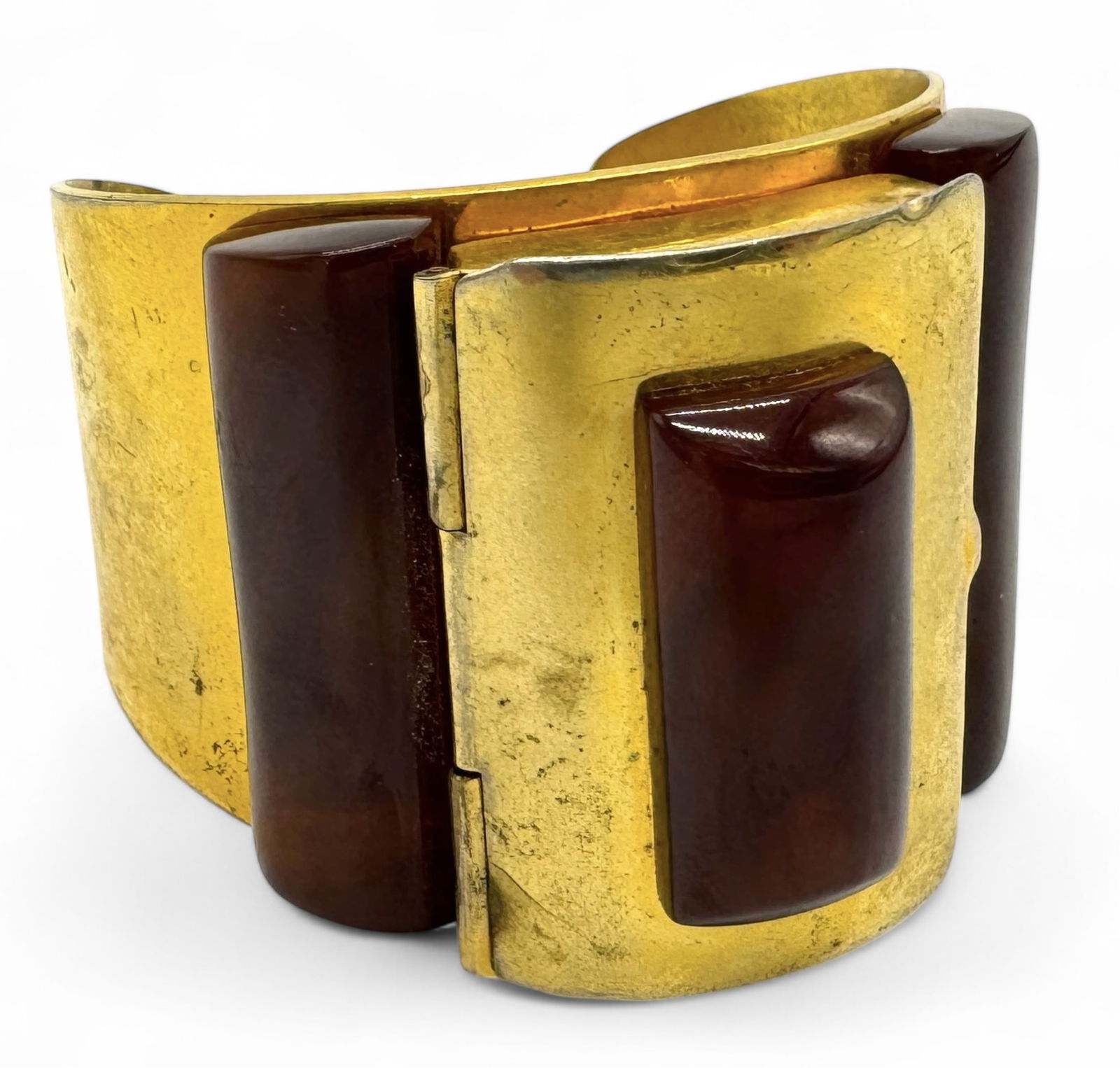 Vintage French Bakelite Make-Up Cuff (1 of 5)