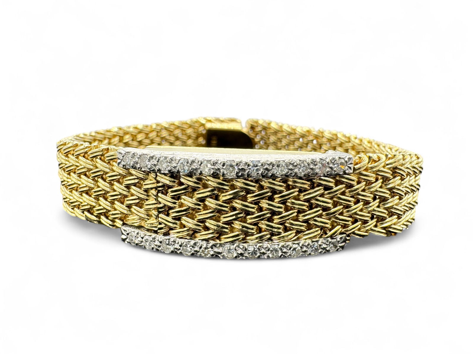 14K Yellow Gold & Diamond Ebel Wrist Watch (1 of 5)