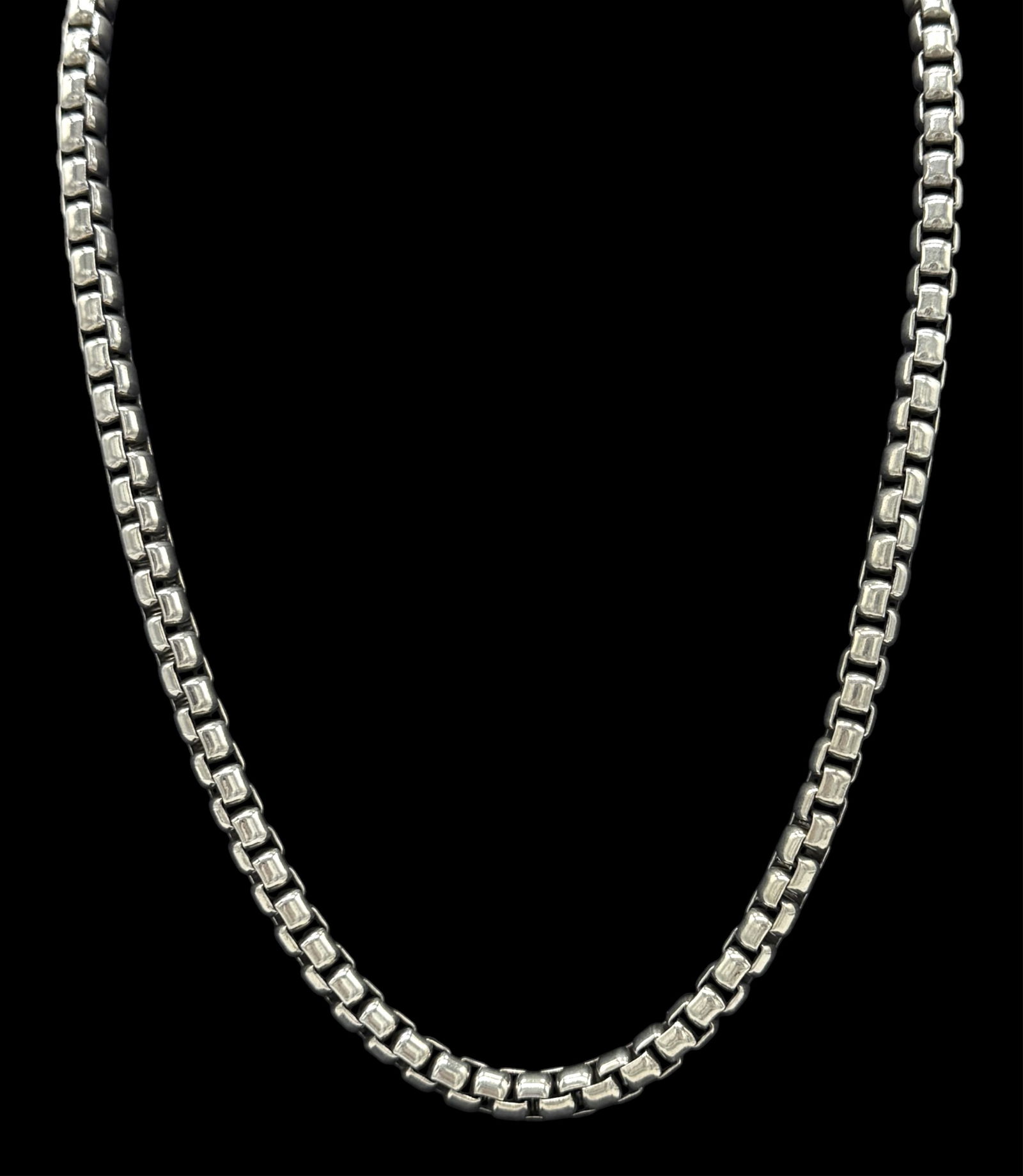 David Yurman Men's Sterling Silver Necklace (1 of 4)