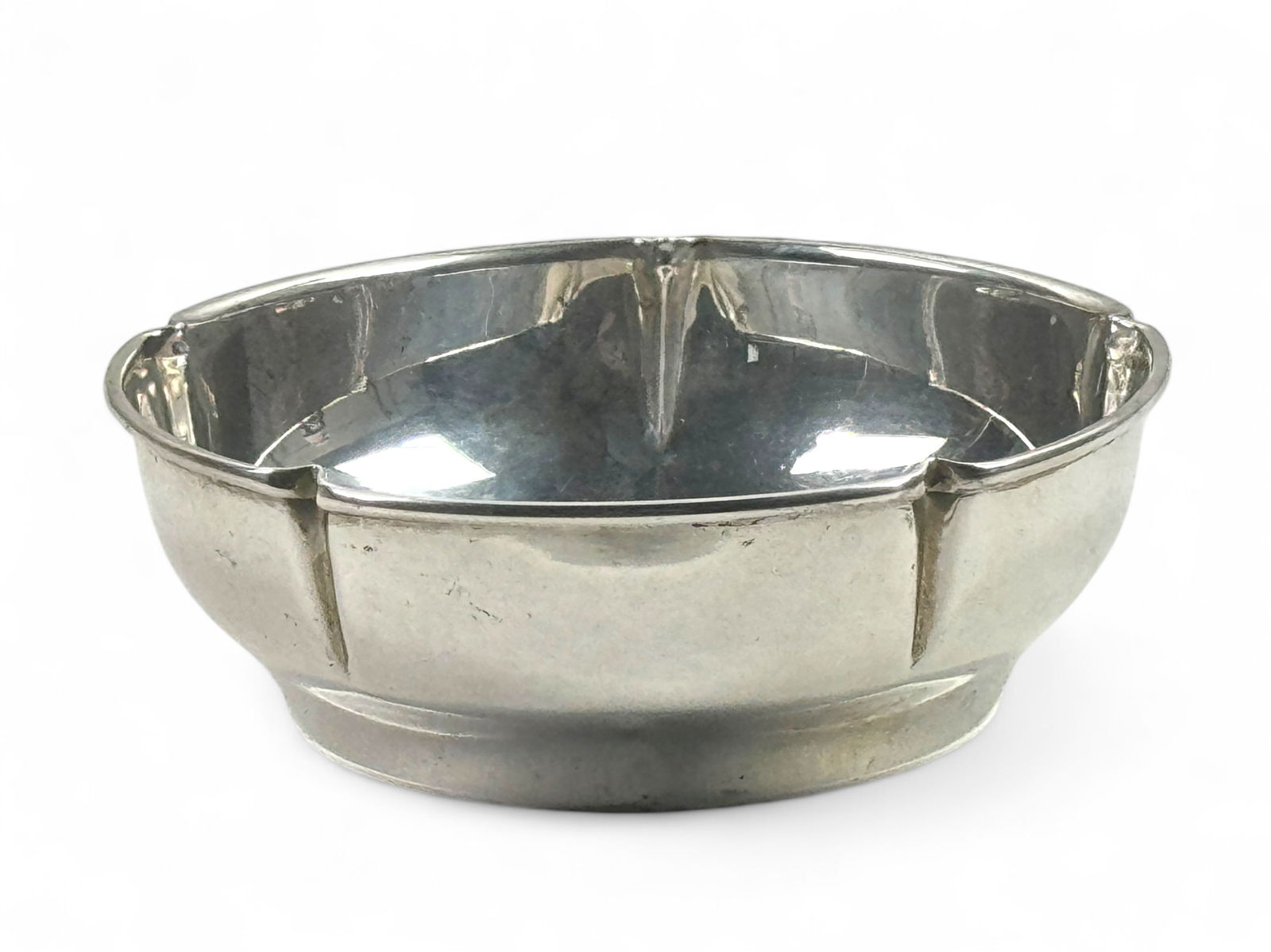 Cartier Art Deco Fluted Sterling Silver Bowl (1 of 5)