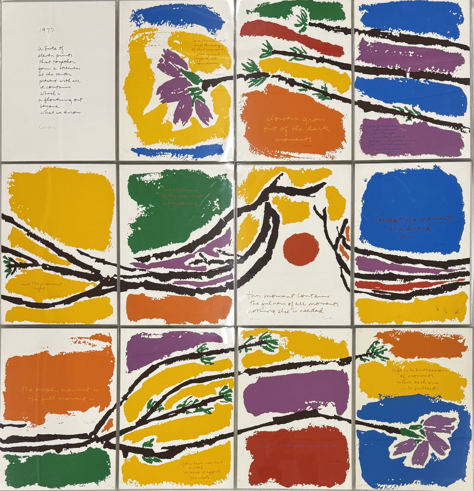 Moments Series (12 works) By Corita Kent (1 of 4)