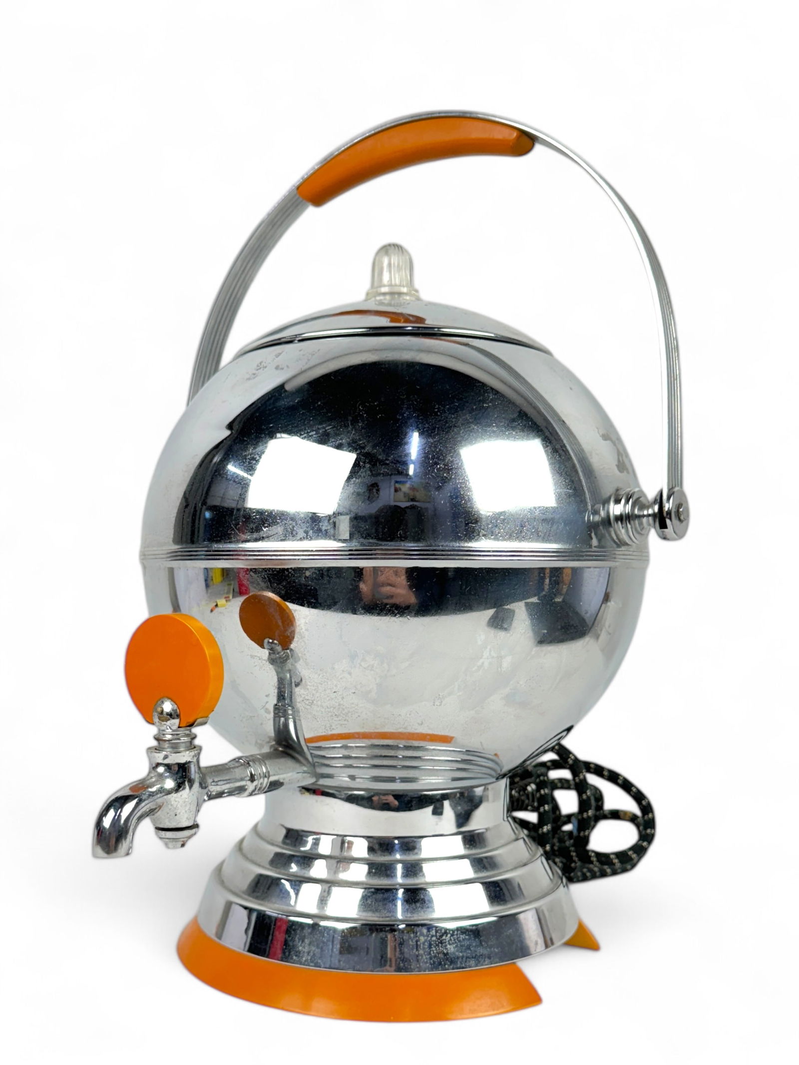 Manning Bowman Deco Chrome Coffee Sphere (1 of 6)