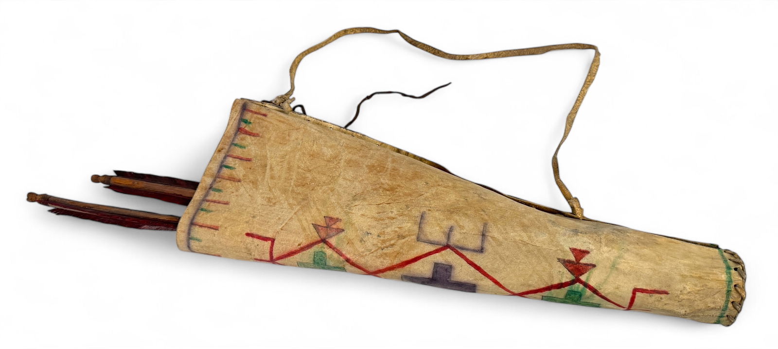 Native American Painted Quiver & Arrows (1 of 4)