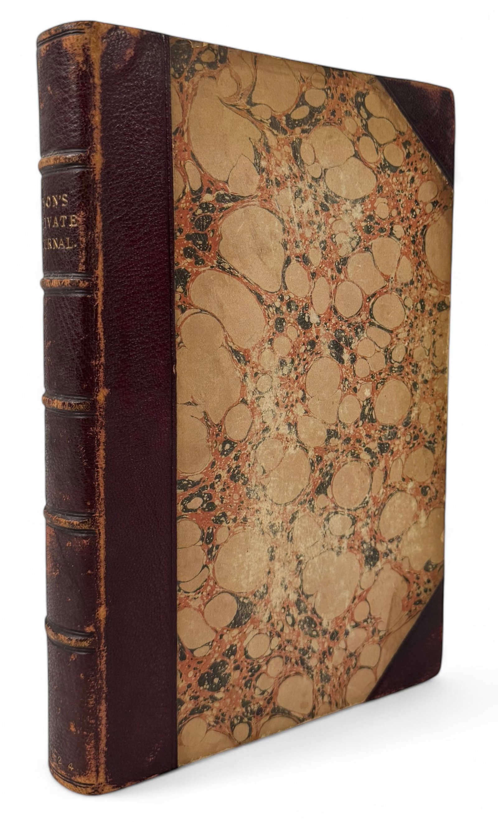 The Private Journal Of Captain G.F. Lyon 1824: Of H.M.S. Hecla With Map & Plates Size: 9" x 6" The book is overall in good antique condition. There is some loss to the edges of the cover with foxing visible throughout. All pages appear intact and 