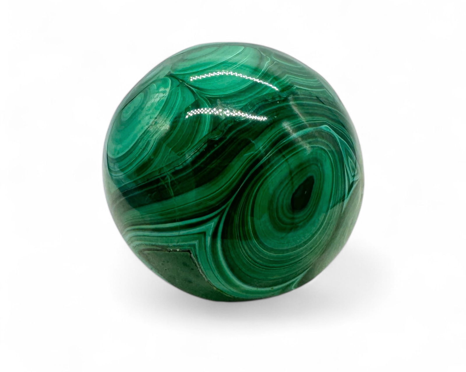 (1) Vintage Non Glass Malachite Marble (1 of 3)