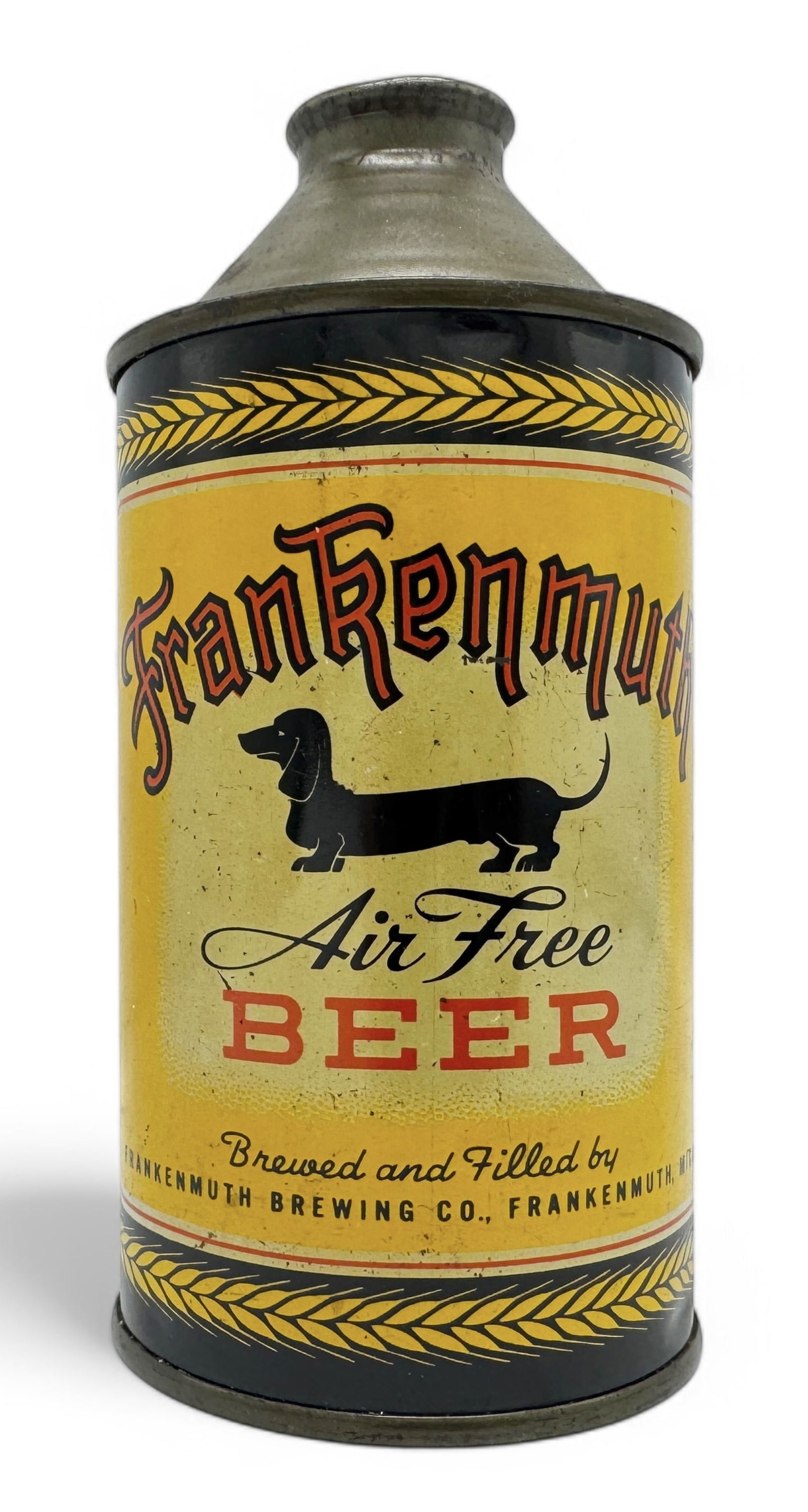 Frankenmuth Air Free Cone Top Beer Can (1 of 6)
