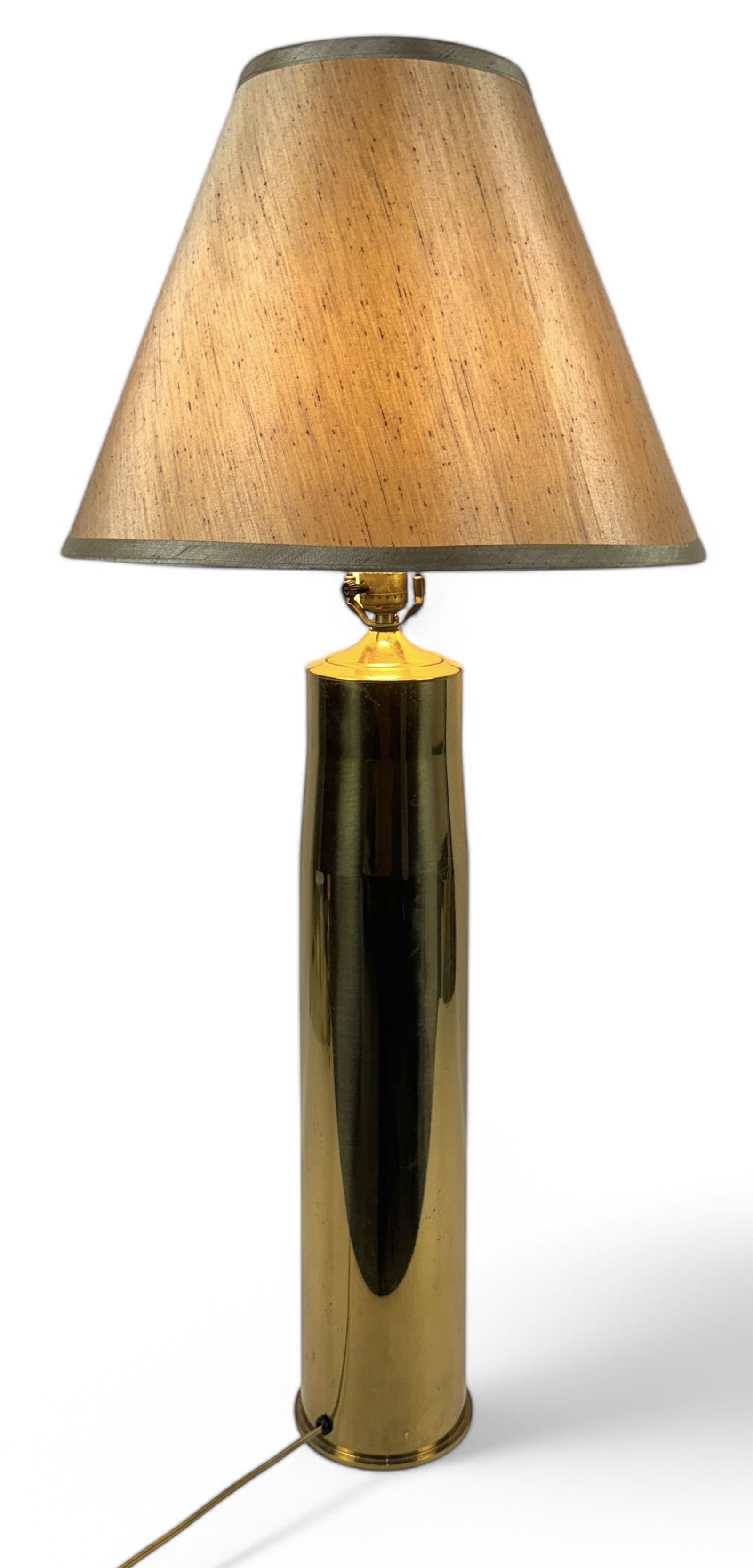 Brass 105MM Artillery Tank Shell Lamp (1 of 5)