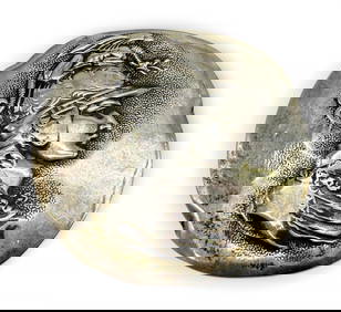 George Shiebler Tiffany & Co Sterling Etruscan Brooch (1 of 3)