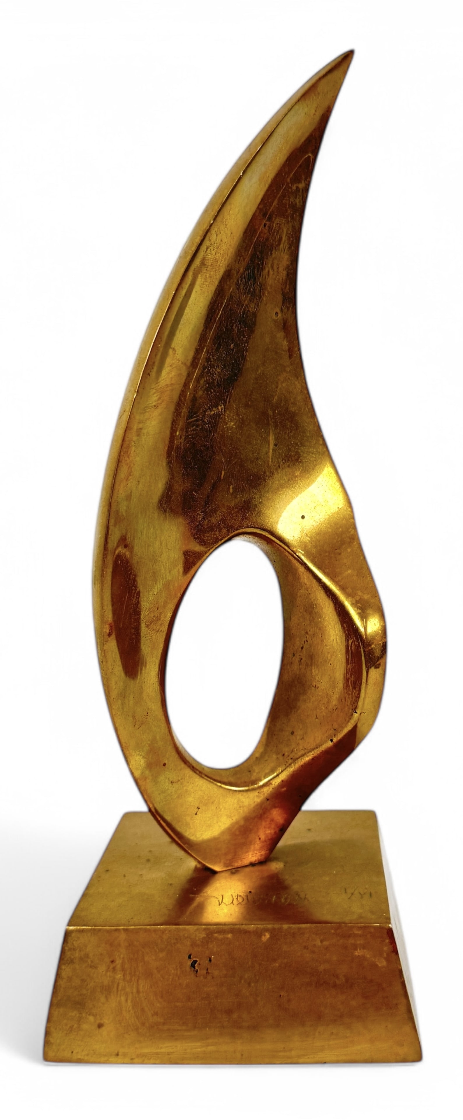 Leonardo Nierman Abstract Bronze Sculpture (1 of 7)