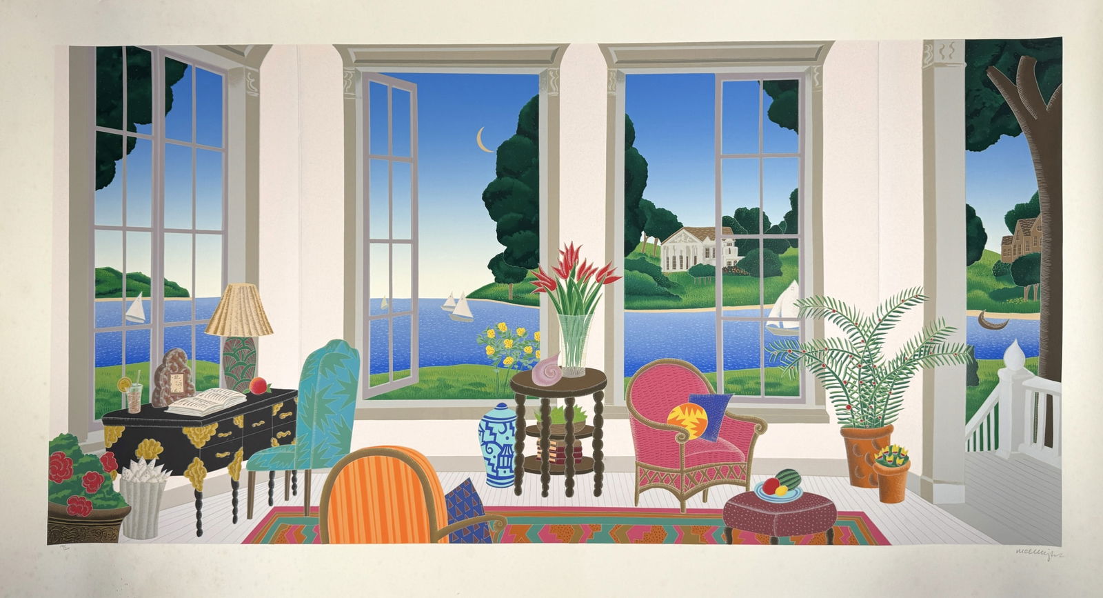 Thomas McKnight "Hyannisport" Screen-print (1 of 4)