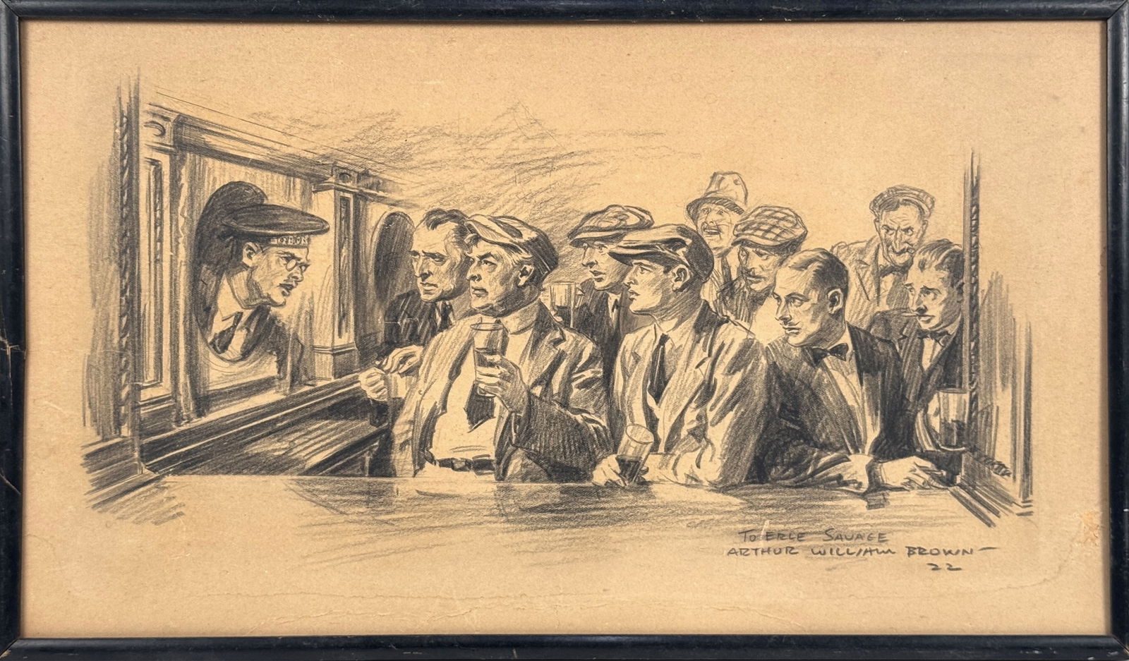 Arthur William Brown Original Pencil Sketch (1 of 5)